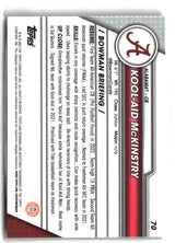 Kool-Aid McKinstry 2023 Bowman University Chrome #70