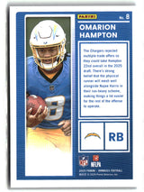 Omarion Hampton 2025 Donruss The Rookies #8