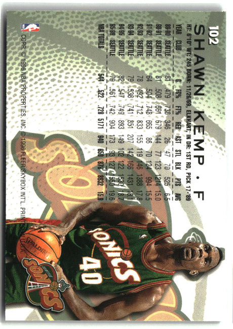 Shawn Kemp 1996-97 Fleer #102