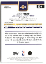 Adou Thiero 2025-26 Topps #236