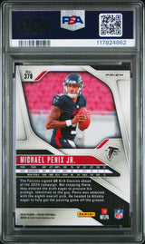 Michael Penix Jr. 2024 Panini Prizm Lazer #378 PSA 10