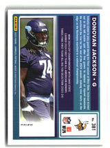 Donovan Jackson 2025 Donruss Optic Rated Rookies Preview Holo #381