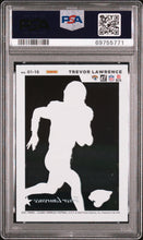 Load image into Gallery viewer, Trevor Lawrence 2021 Panini Clearly Donruss Retro 2001 #01-16 PSA 9
