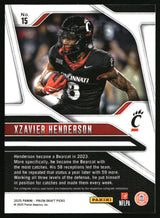 Xzavier Henderson 2025 Panini Prizm Draft Picks #15