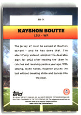 Kayshon Boutte 2022 Bowman University Chrome Ramblin' Man #RM-14