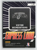 Victor Wembanyama 2023-24 Donruss Optic Express Lane Purple #8