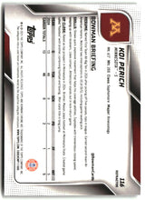 Koi Perich 2025 Bowman University Chrome Refractor #116