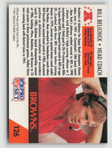 Bill Belichick 1991 Pro Set #126
