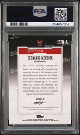 Fernando Mendoza 2025 Bowman U Now Art Card #CSFM-A PSA 10