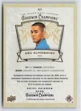 Asu Almabayev 2026 Upper Deck Goodwin Champions Royal Rainbow #57