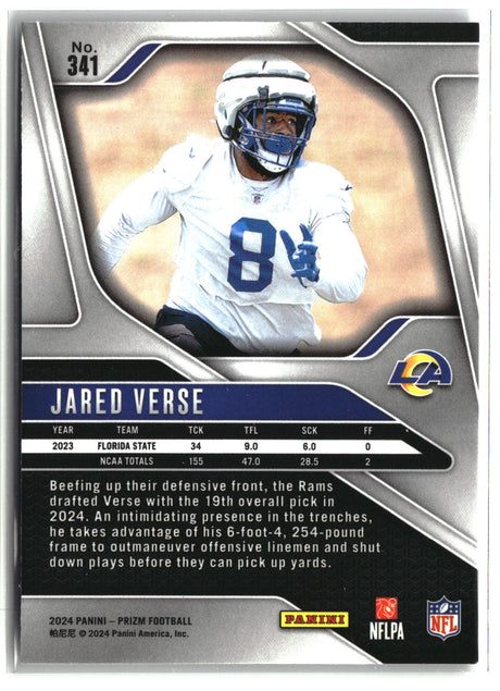 Jared Verse 2024 Panini Prizm #341