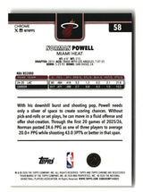 Norman Powell 2025-26 Topps Chrome Update Yellow Wave Refractor #58 #/275