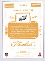 DeVonta Smith 2021 Panini Flawless Rookie Patches #RP8 #/25