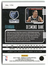 Desmond Bane 2020-21 Panini Chronicles #174