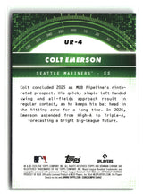 Colt Emerson 2026 Bowman Under the Radar #UR-4