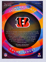 Ja'Marr Chase 2024 Panini Spectra Color Sphere #CS-JCE
