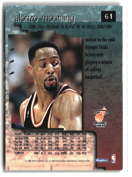 Alonzo Mourning 1996-97 SkyBox Premium #61