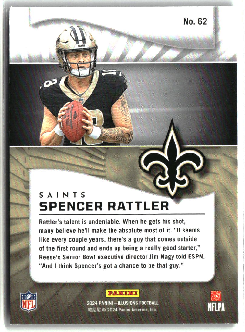 Spencer Rattler 2024 Panini Illusions Retail #62