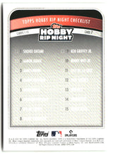 Dylan Crews 2025 Topps Hobby Rip Night #7