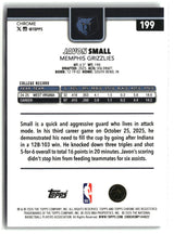 Javon Small 2025-26 Topps Chrome Update #199