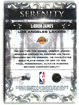 LeBron James 2025-26 Topps Chrome Serenity #SY-2