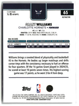 Grant Williams 2025-26 Topps Chrome Refractor #65