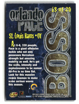 Orlando Pace 1997 SkyBox Impact Boss #18