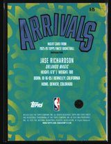 Jase Richardson 2025-26 Finest Arrivals #A-25