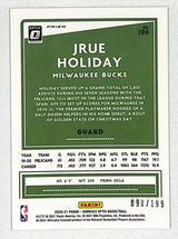 Jrue Holiday 2020-21 Donruss Optic Orange #106 #/199