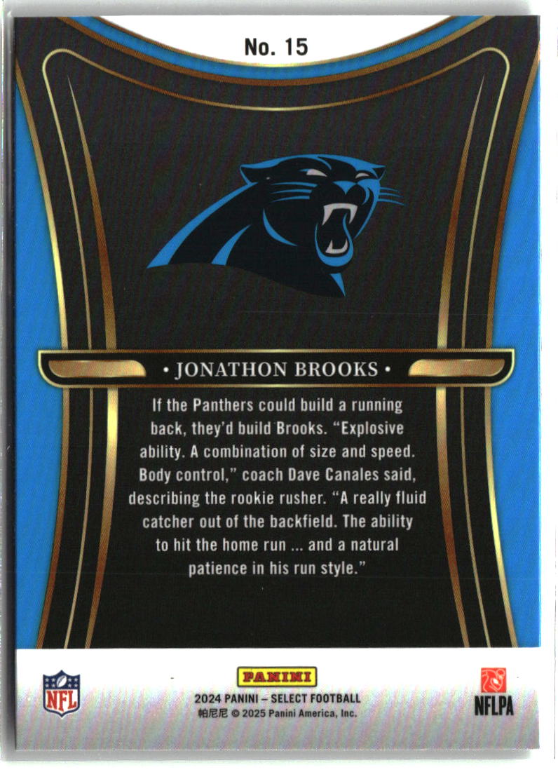 Jonathon Brooks 2024 Panini Select - Phenomenon #15