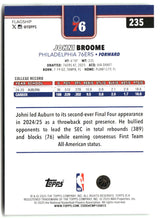 Johni Broome 2025-26 Topps #235