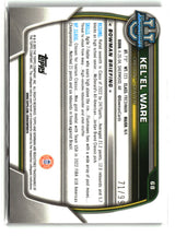 Kel'el Ware 2022-23 Bowman University Chrome Green Shimmer #68 #/99