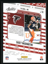 Casey Washington 2024 Panini Absolute Retail #101