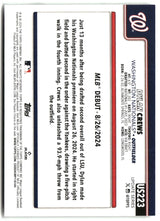 Dylan Crews 2025 Topps Update #US223