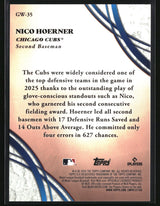 Nico Hoerner 2026 Topps Glove Work #GW-35
