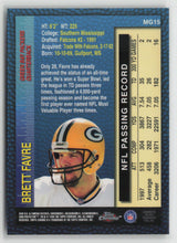 Brett Favre 1998 Topps Chrome Measures of Greatness #MG15