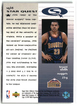 Bryant Stith 1997-98 Collector's Choice StarQuest #SQ34