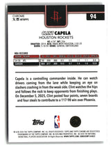 Clint Capela 2025-26 Topps Chrome Update Refractor #94