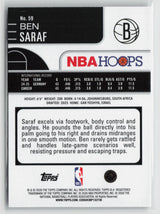 Ben Saraf 2025-26 Hoops #59