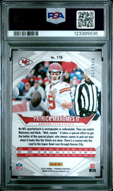 Patrick Mahomes II 2024 Panini Phoenix Green Fade #116 26/199 PSA 10