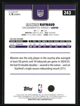 Maxime Raynaud 2025-26 Topps Season Tip Off #243