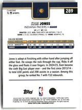 Kam Jones 2025-26 Topps Chrome #289