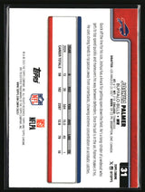 Joshua Palmer 2025 Topps Chrome Red White and Blue Refractor #31