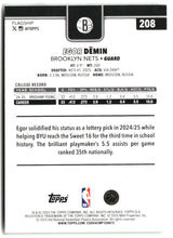 Egor Demin 2025-26 Topps #208