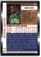 Antoine Walker 1998-99 Topps Chrome #39