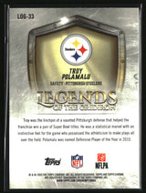 Troy Polamalu 2025 Topps Chrome Legends of the Gridiron #LOG-33