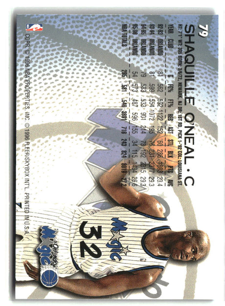 Shaquille O'Neal 1996-97 Fleer #79