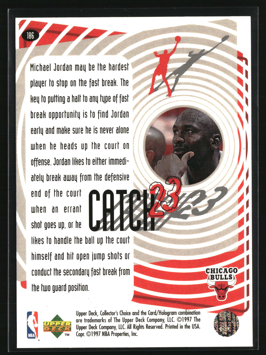 Michael Jordan 1997-98 Collector's Choice #186