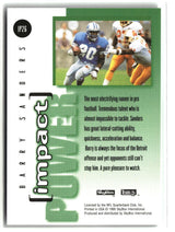 Barry Sanders 1995 SkyBox Impact Impact Power #IP26
