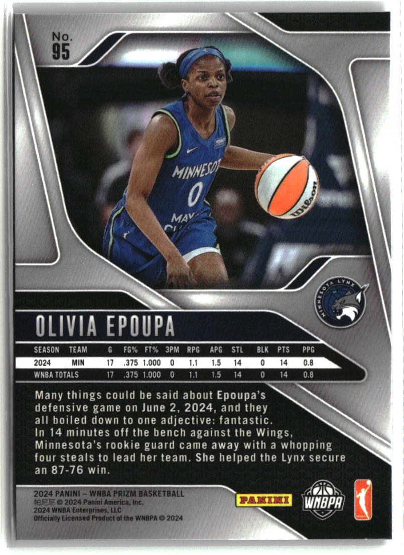Olivia Epoupa 2024 Panini Prizm WNBA #95